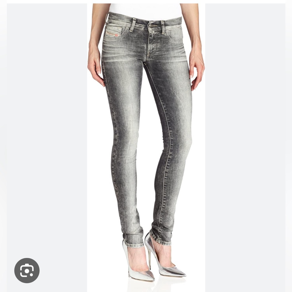 DIESEL Women's Livier Super Slim Jegging 0602W, Denim 22 d Wash, Sz W 26